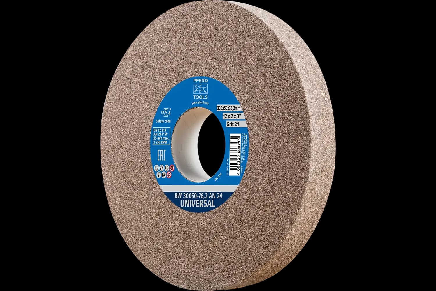 Disc de șlefuire (polizor de banc / universal) BW 30050-76,2 AN 24 UNIVERSAL