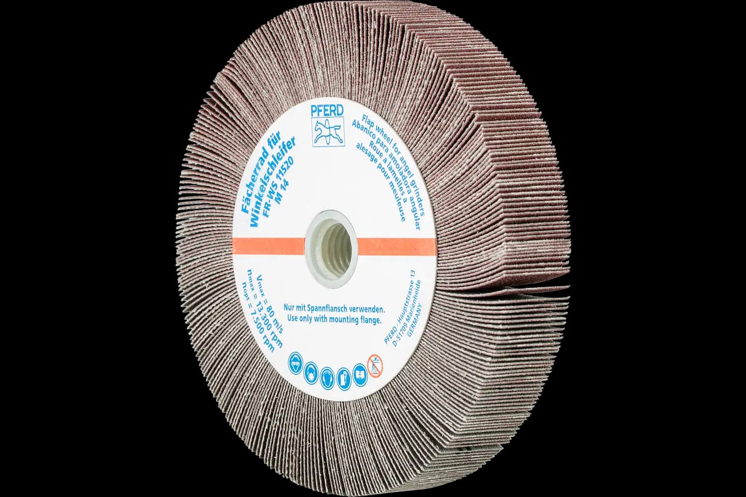 Corp abraziv lamelar cu tijă (perie lamelară) FR WS 11520 M14 A 180