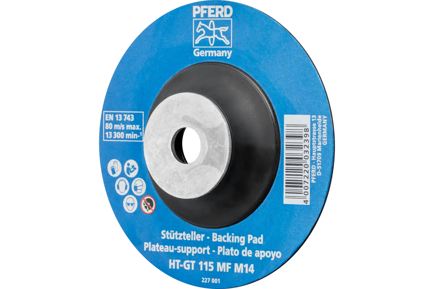 Backing Pad HT-GT 115 MF M14