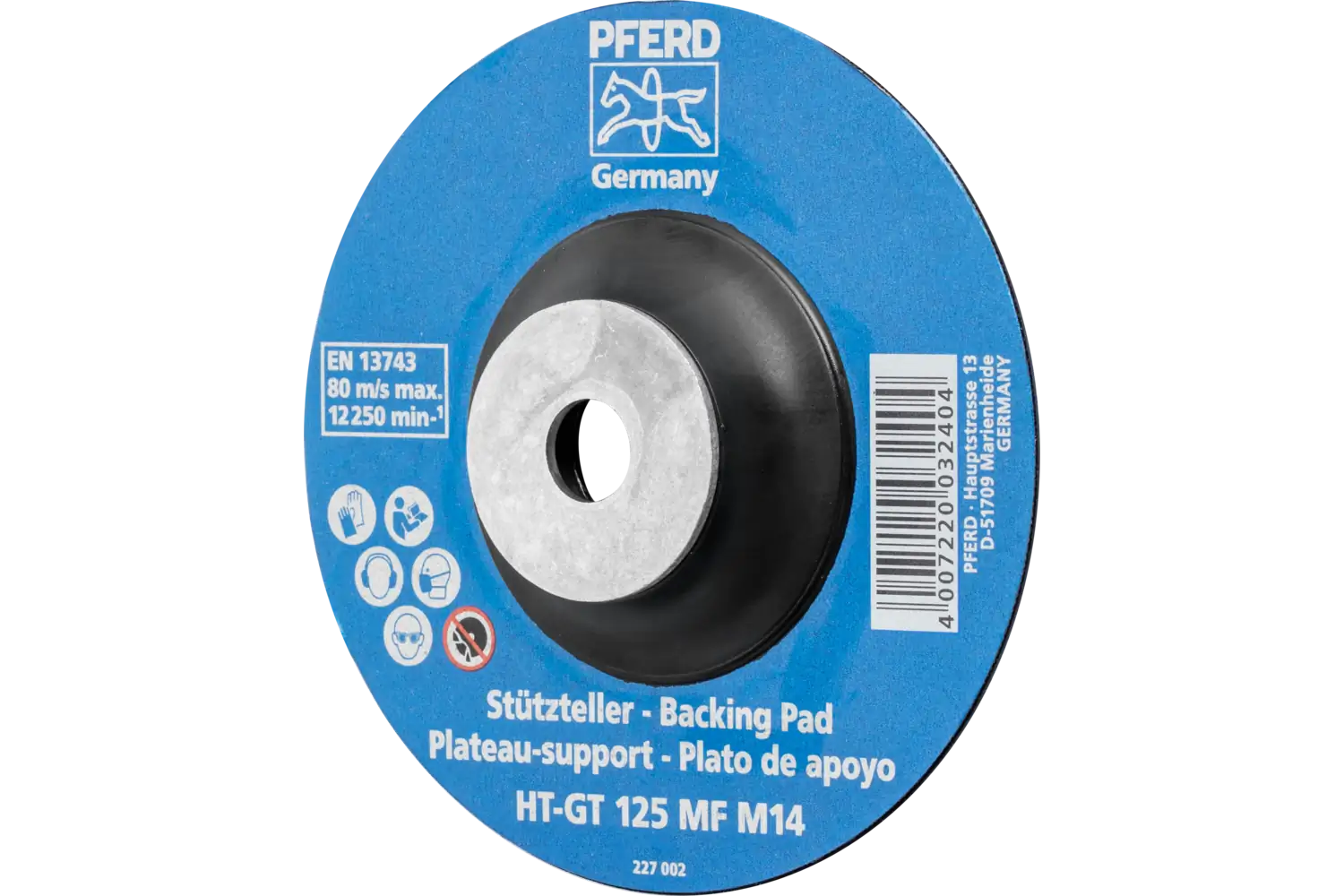Backing Pad HT-GT 125 MF M14