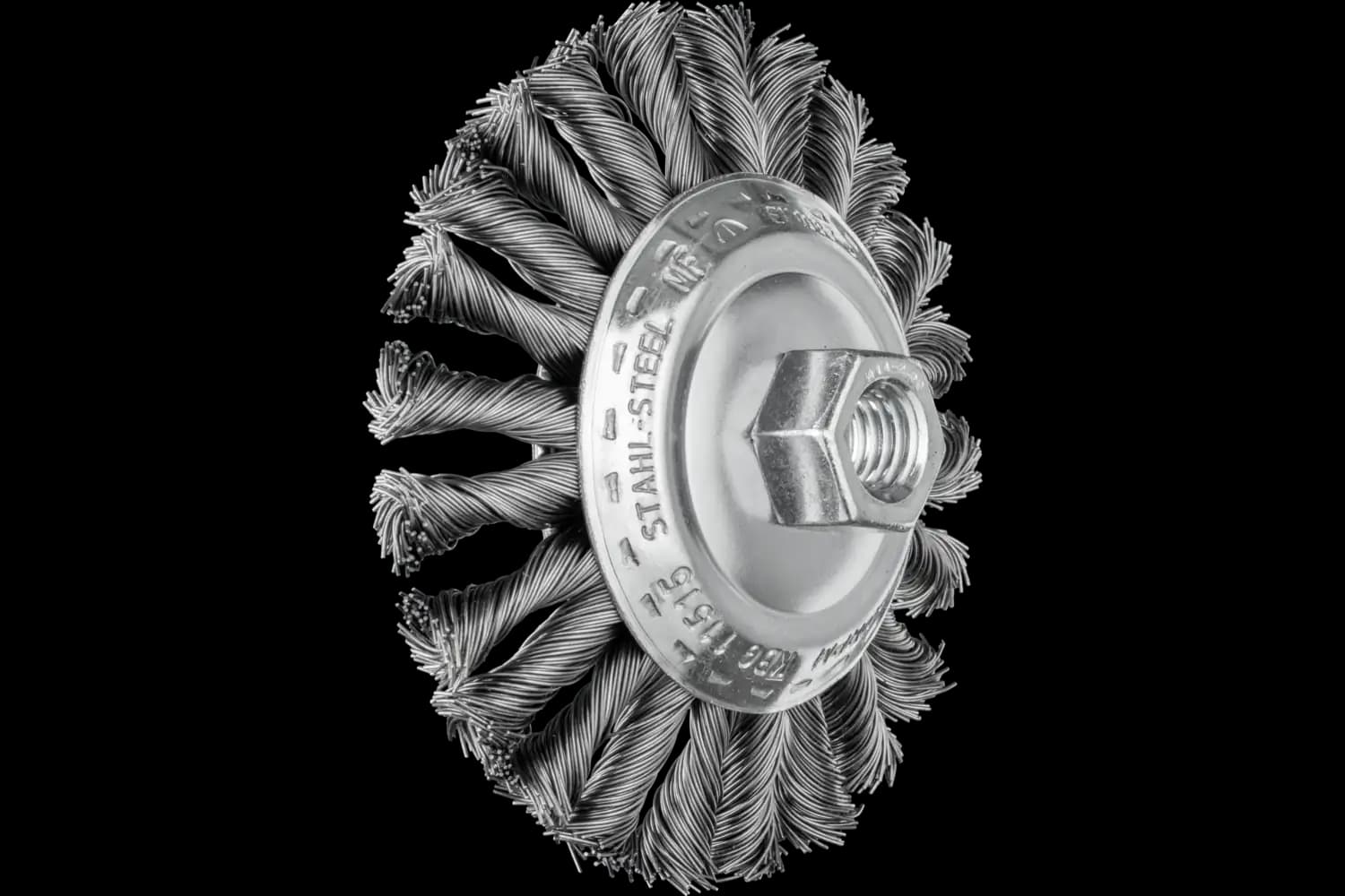 Perie industrială din sârmă de oțel POS KBG 11515/M14 CT ST 0,50