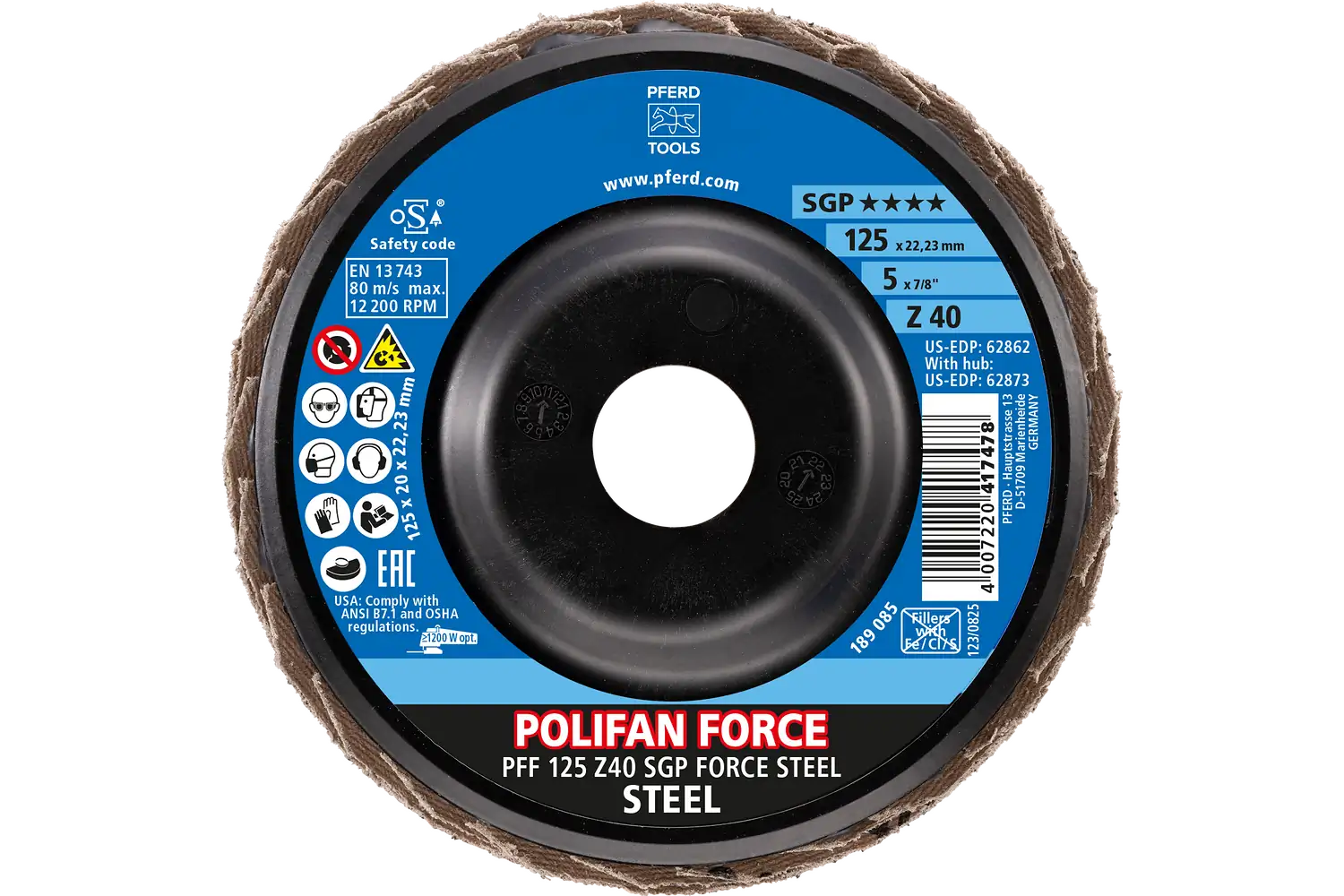 Pff PFF 125 Z 40 SGP FORCE STEEL