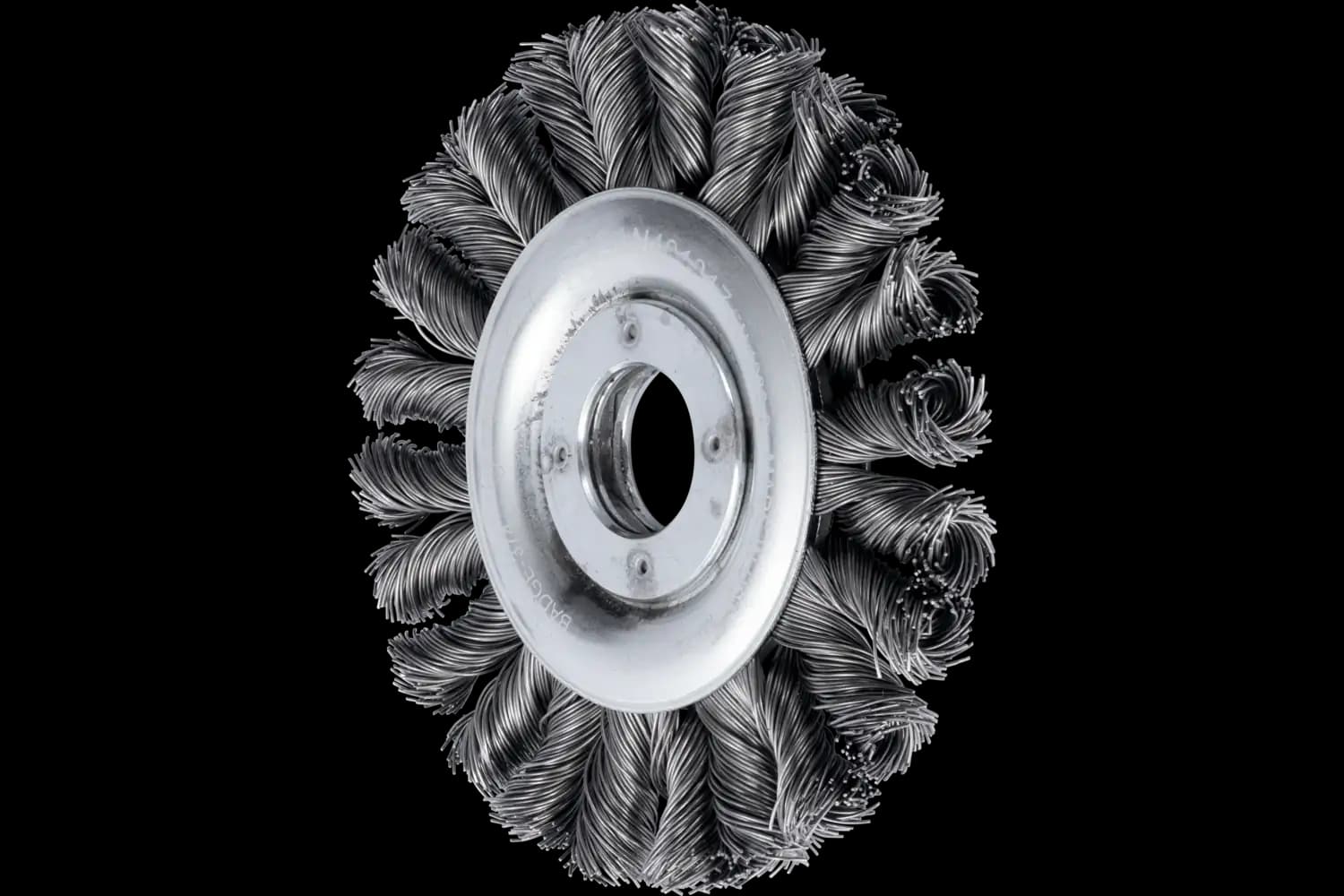 Perie circulară împletită (heavy-duty) din sârmă de oțel POS RBG 11512/22.2 CT ST 0.50 HD