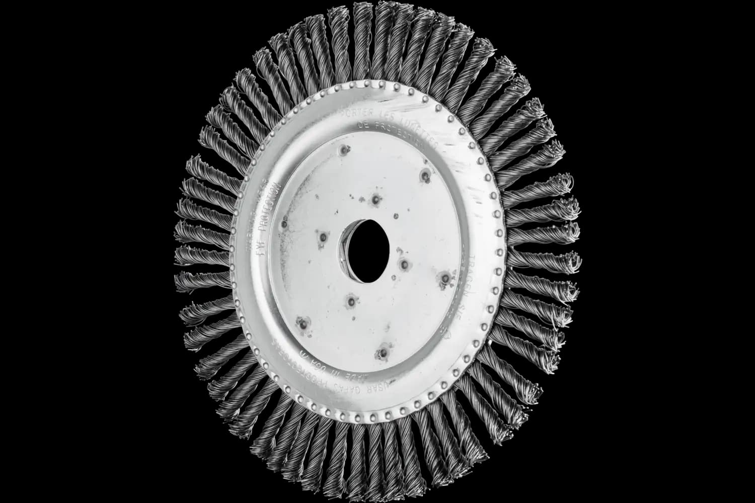 Perie circulară împletită (heavy-duty) din sârmă de oțel RBG 17806/22,2 PIPE ST 0,50 56Z