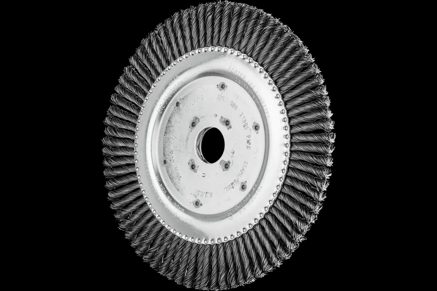 Perie circulară împletită (heavy-duty) din sârmă de oțel RBG 17806/22,2 PIPE ST 0,50 76Z