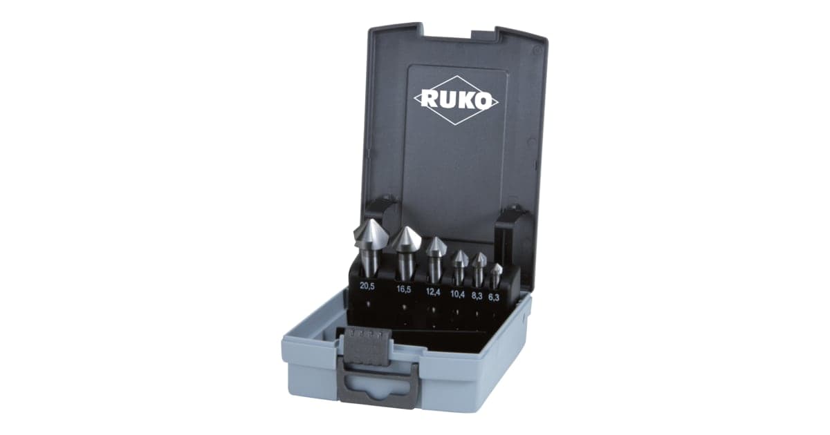Set zencuitoare 90° din carbură metalică - 6 piese 102152HMRO