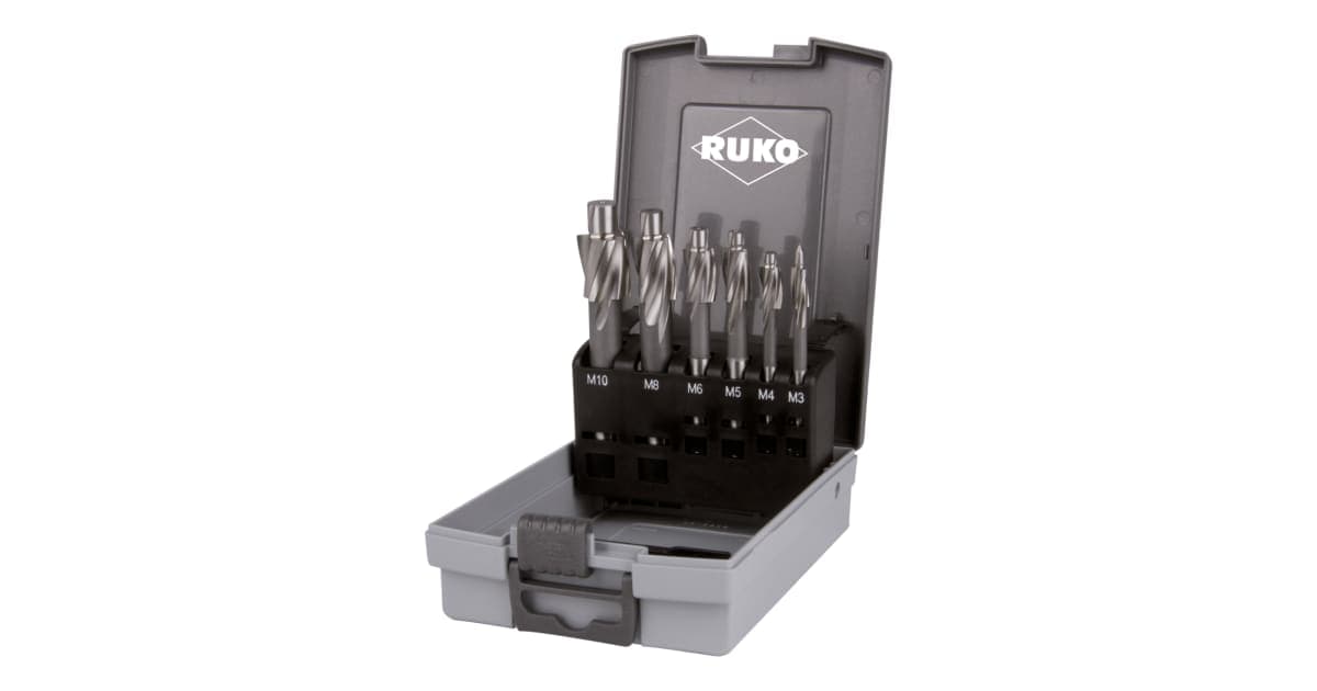Set lamatoare HSS pentru găuri de filet - 6 piese 102452RO