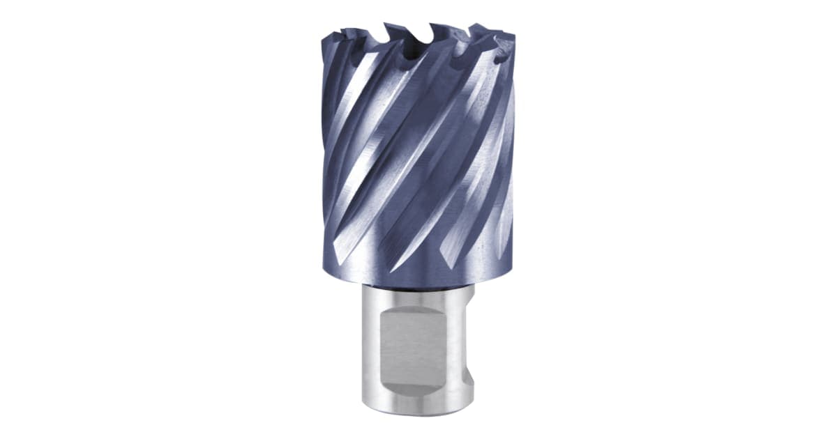 Carotă pentru metal HSS, HSS, TiAlN, tijă Weldon (¾"), adâncime de tăiere 30,0 mm 108238F