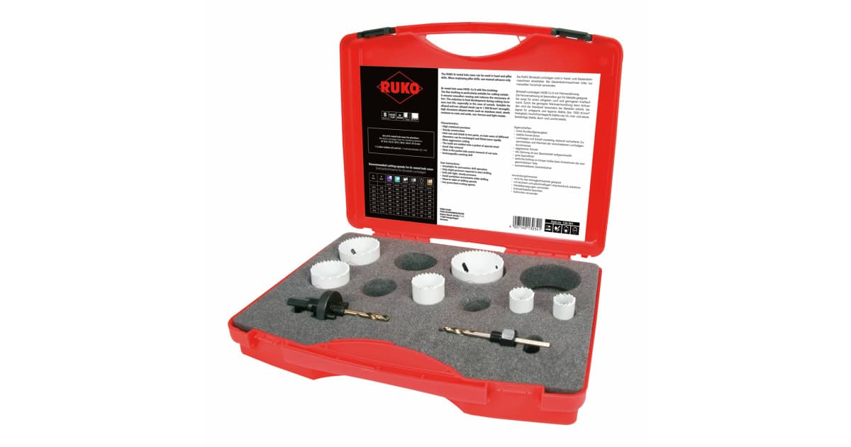 Set carote bimetal HSS-Co 8 126301