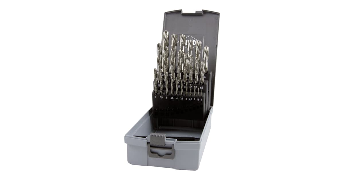 Set burghie elicoidale HSS - 25 piese 214215LIRO