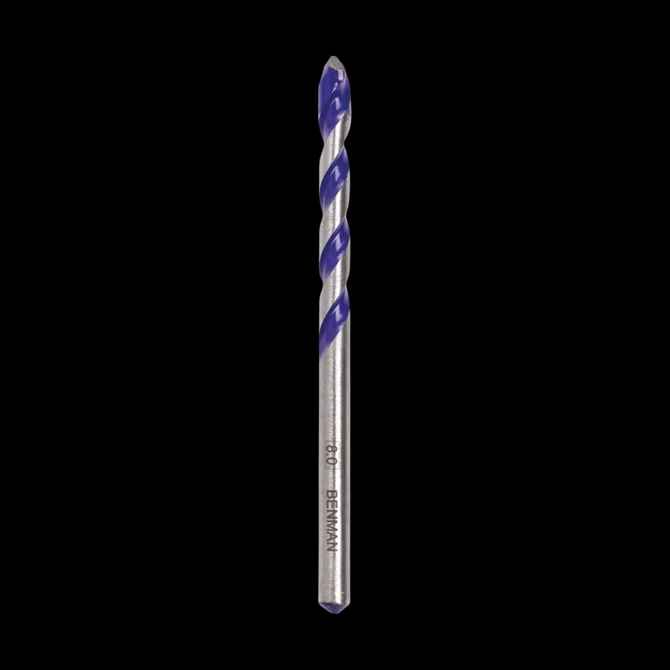 BURGHIU ZIDĂRIE PENTRU GRESIE DURE 4x080mm, BENMAN