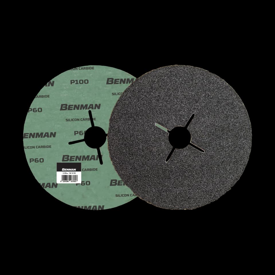 DISC FIBRA NEGRU, BENMAN, 120 GRIT, SF08
