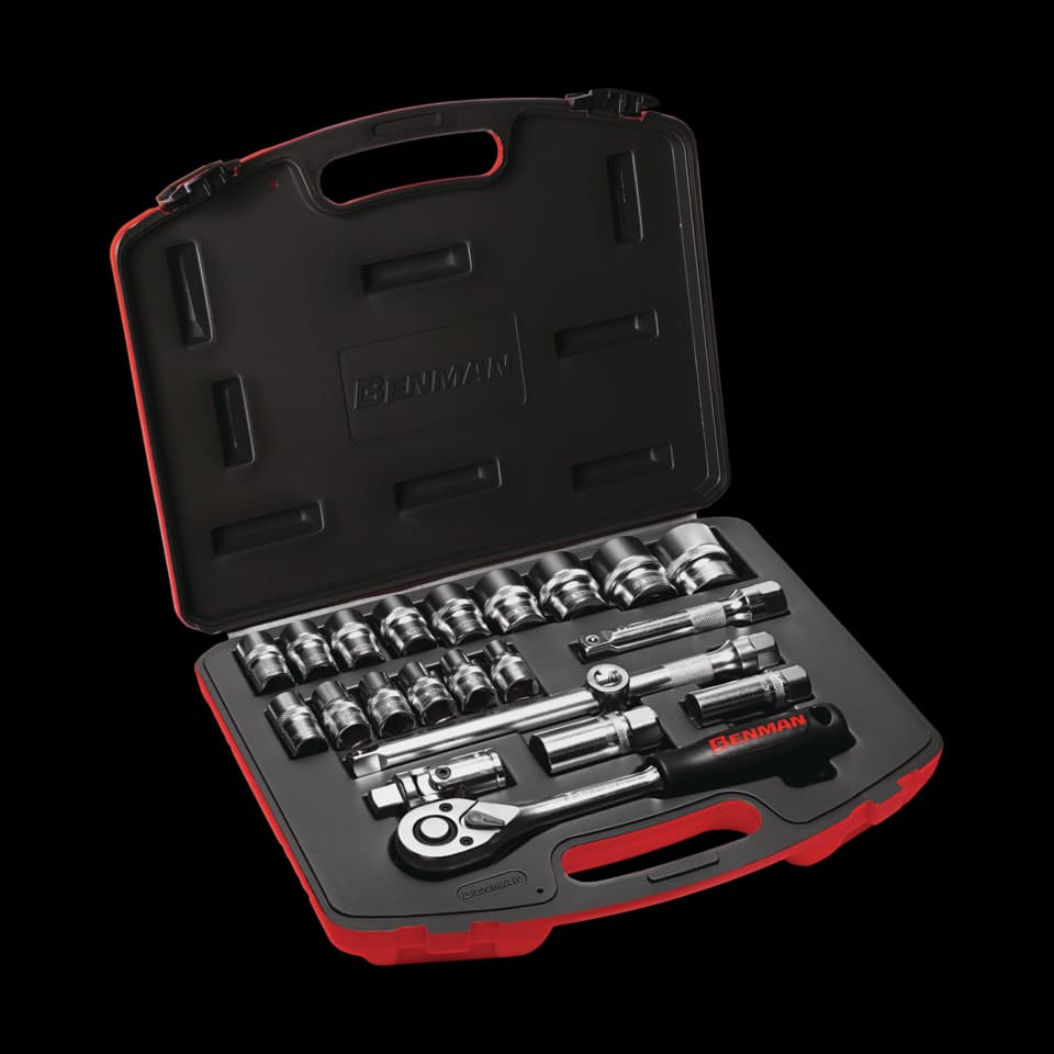 SET TUBULARE, Benman, 22pcs 1/2" Dr.