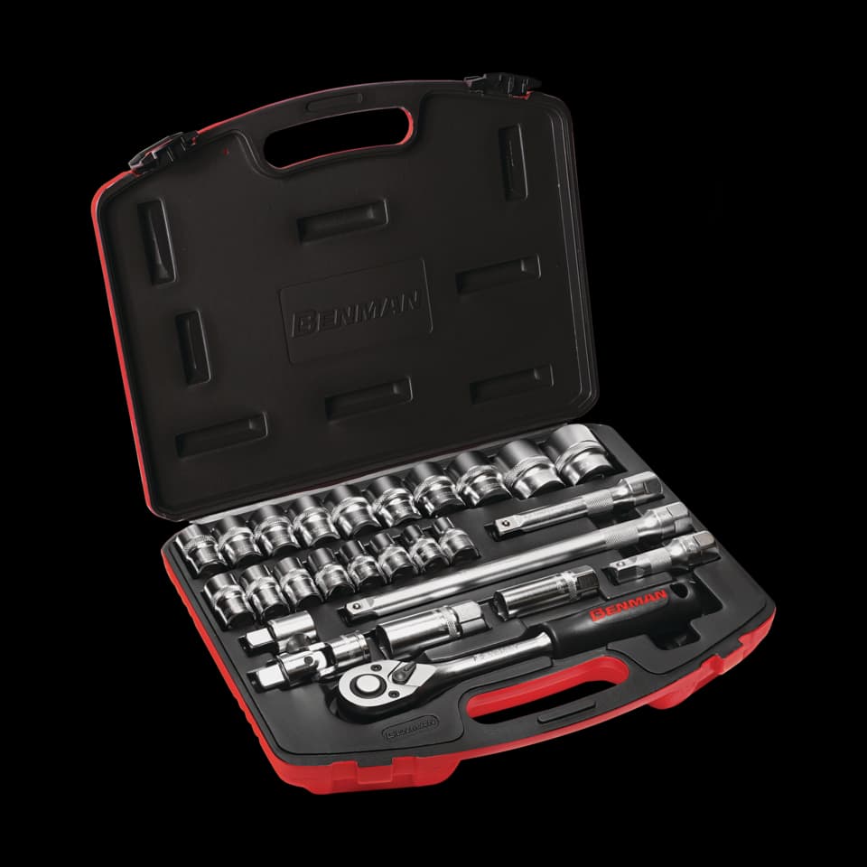 SET TUBULARE, Benman, 26pcs 1/2" Dr.