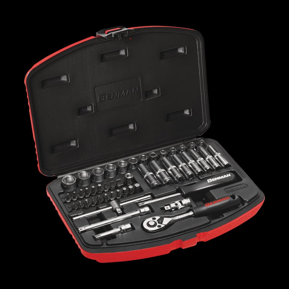SET TUBULARE, Benman, 48pcs 1/4" Dr.
