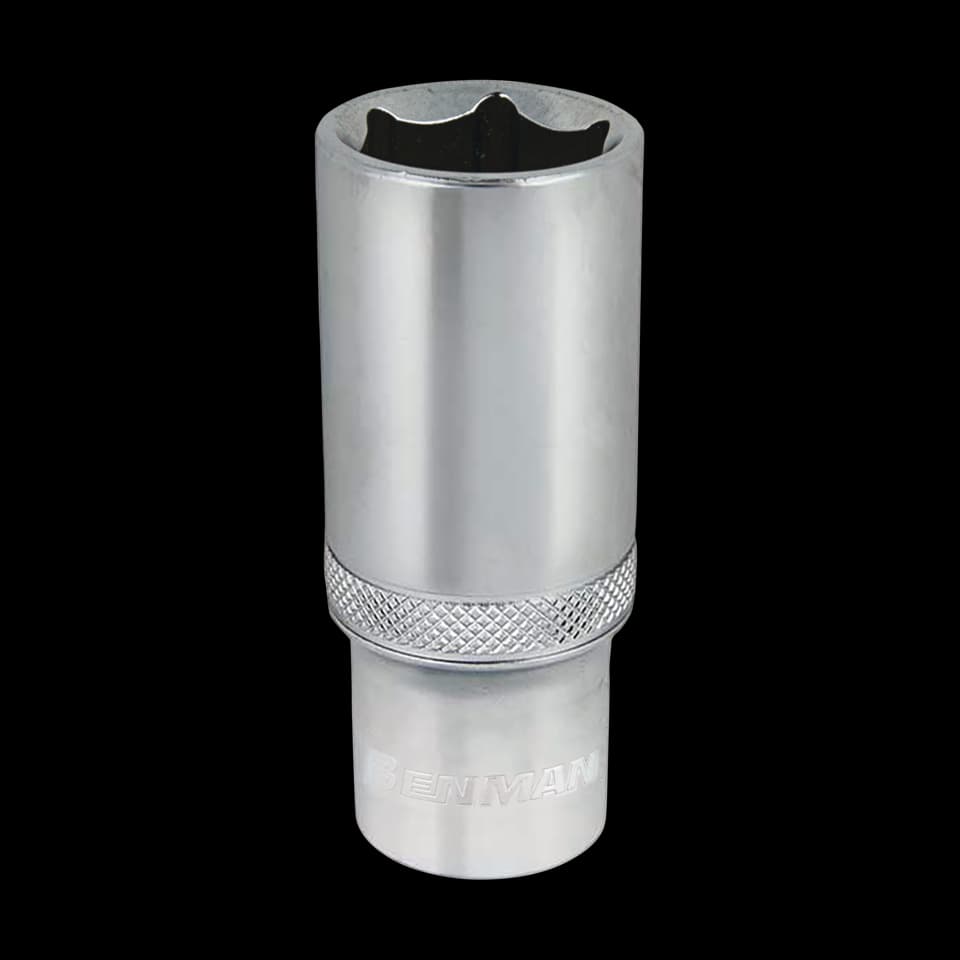 TUBULARĂ LUNGĂ BENMAN, 1/2'', 6PT, 19.0mm