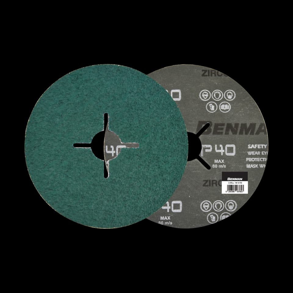 DISC DIN FIBRĂ DE ZIRCONIU 150 mm – 080K, BENMAN