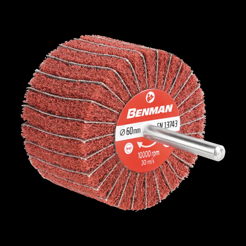 DISC CU LAMELE MONTAT PE AX, COMBI, 80x50x6 mm, P180, BENMAN