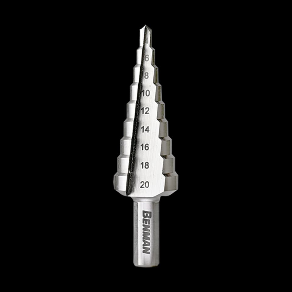 BURGHIU HSS ÎN TREPTE 4-12mm, BENMAN