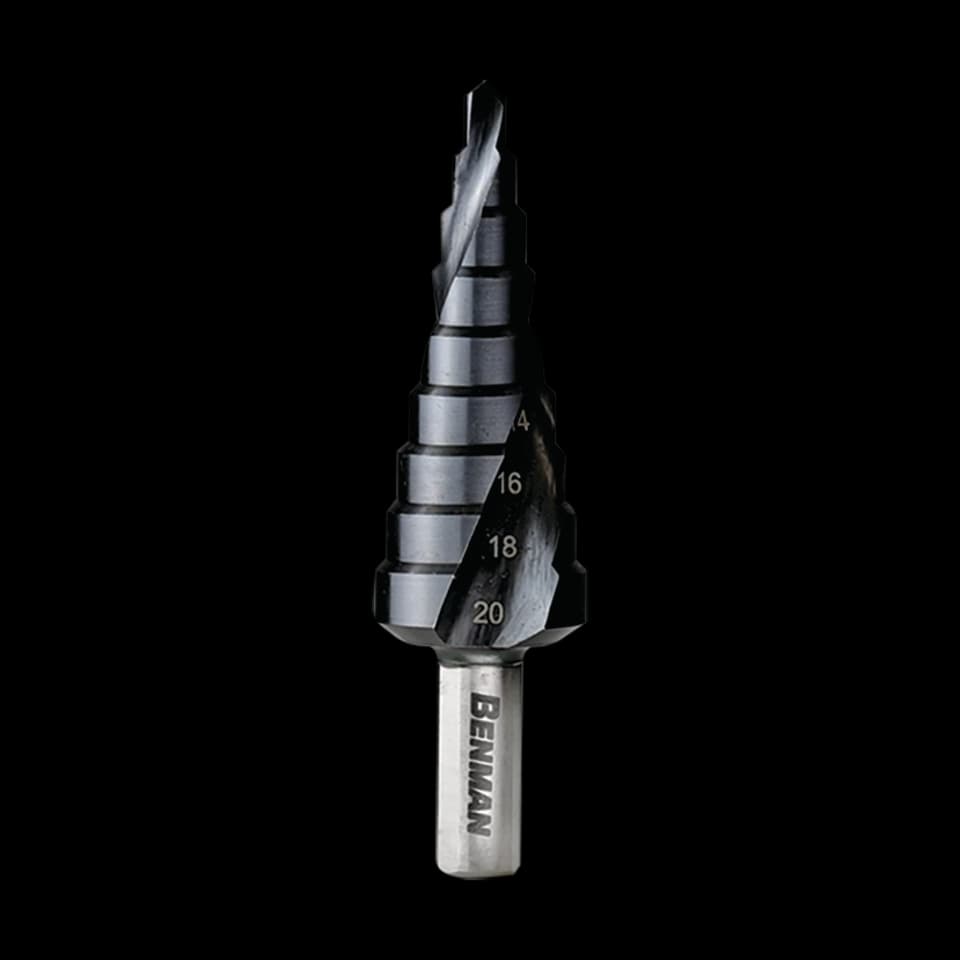 BURGHIU SPIRALAT HSS M2, STRAT DE ACOPERIRE TiAlN, 4-12mm, BENMAN