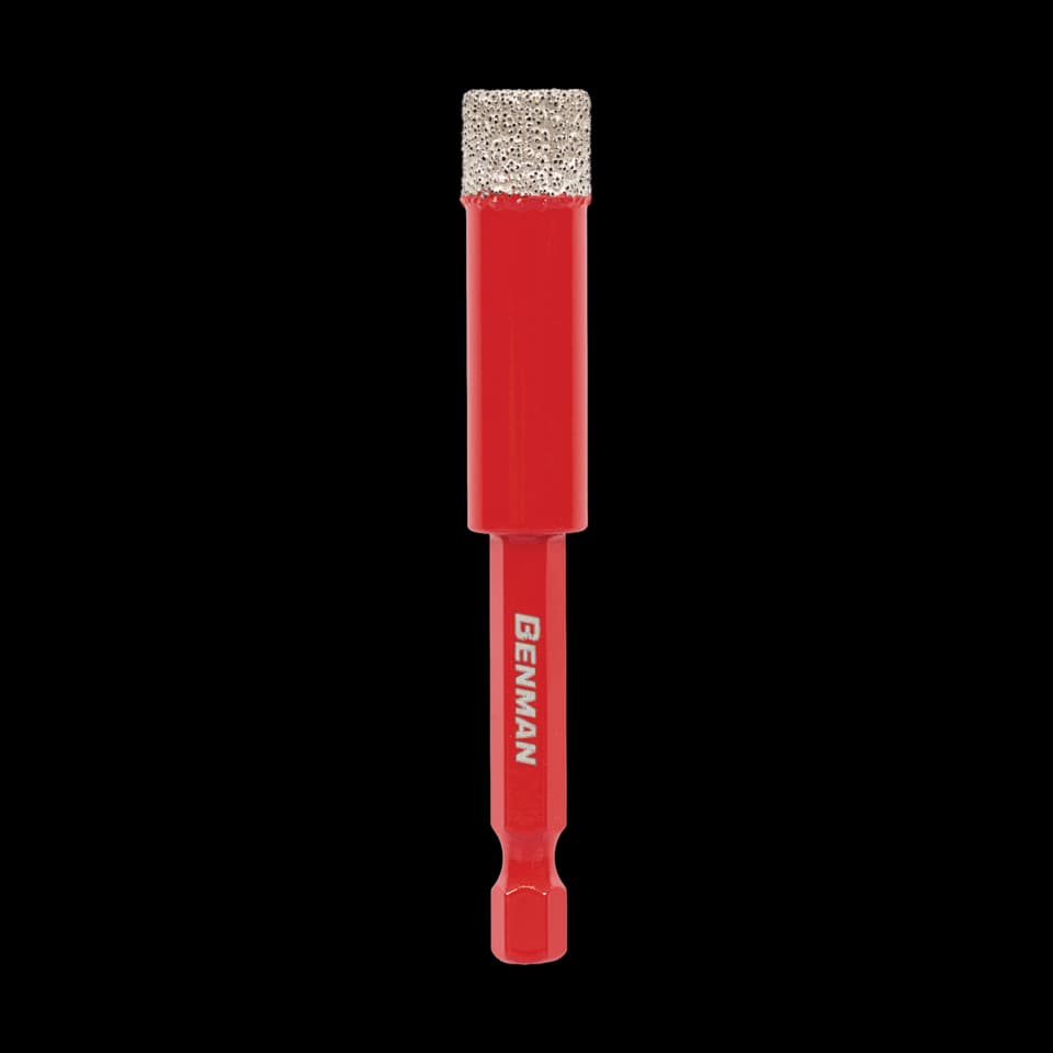 BURGHIU DE GĂURIT CU DIAMANT PENTRU GRESIE, CU TĂIERE USCATĂ, 8mm, BENMAN