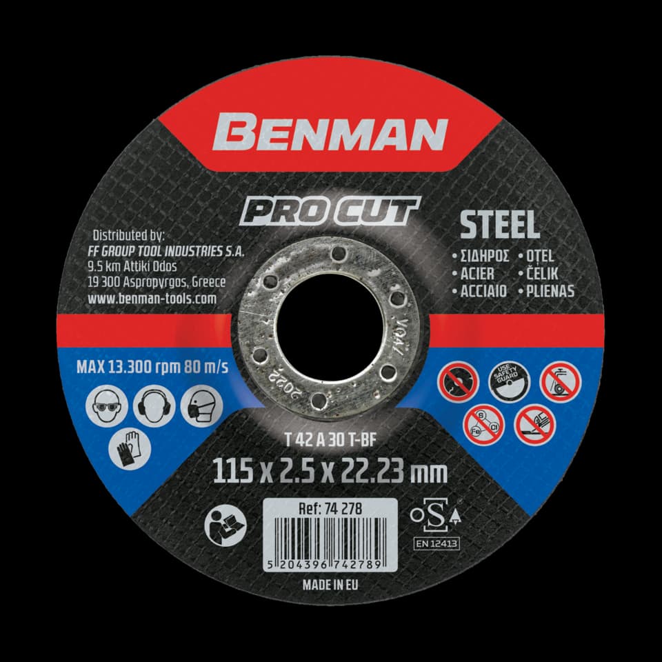 DISC PENTRU TĂIERE, PRO CUT 230x3.0mm BENMAN