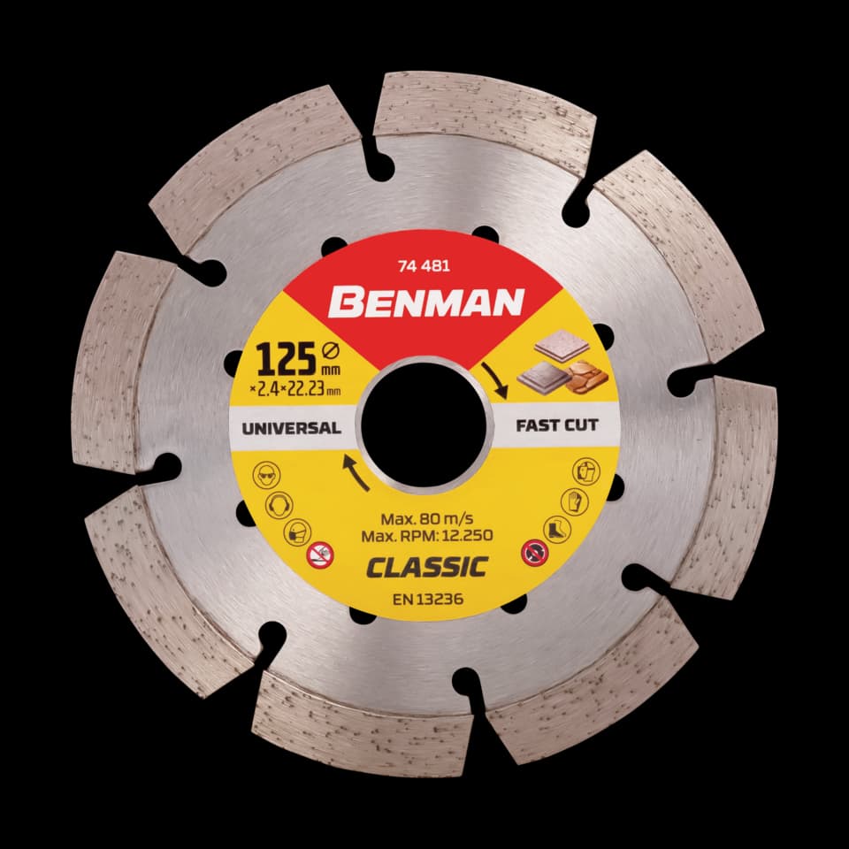 DISC DIAMANT UNIVERSAL, BENMAN 115 X 2.4 X 10w
