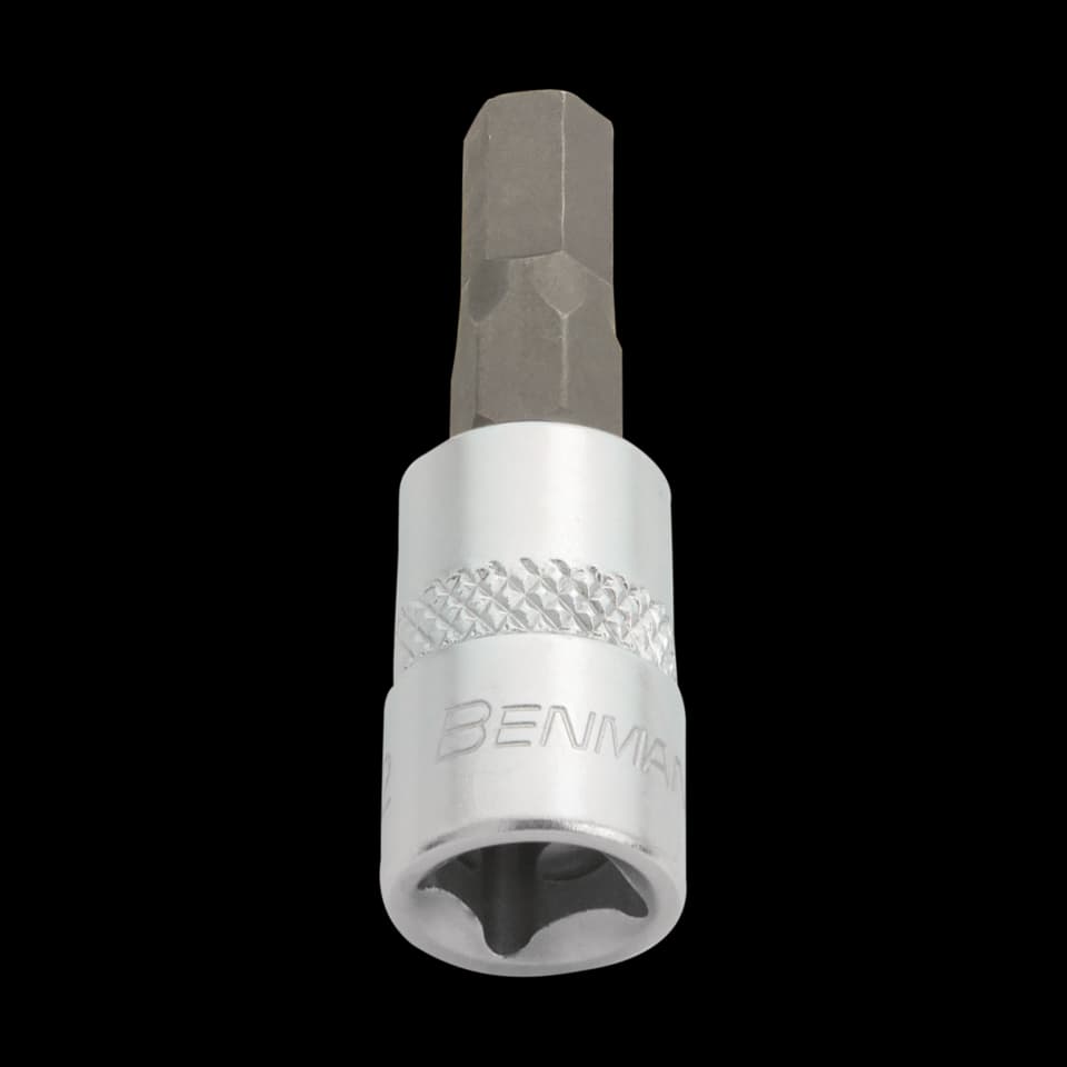 CHEIE TUBULARA HEXAGONALA CU BIT 1/4", 1/8''xL37mm, BENMAN