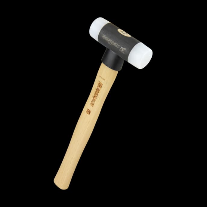 CIOCAN MOALE CU CAP DIN NYLON ȘI MÂNER DIN NUC AMERICAN 32mm BENMAN 4