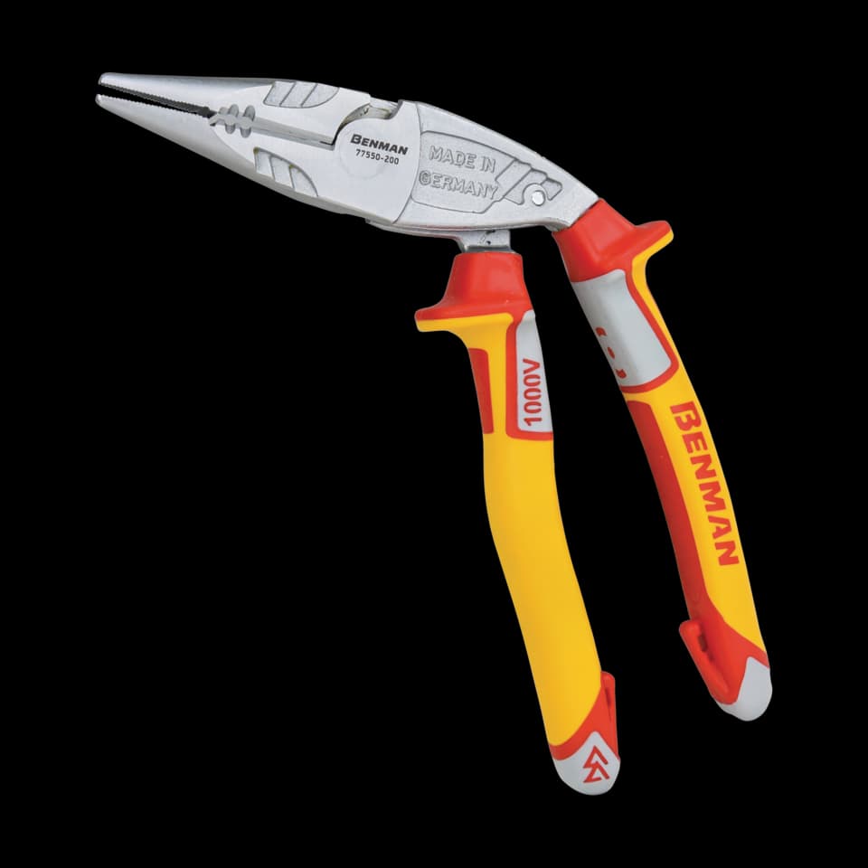 CLEȘTE CU ACŢIUNE ÎN UNGHI PENTRU ELECTRICIENI POWERGRIP VDE, 200 BENMAN