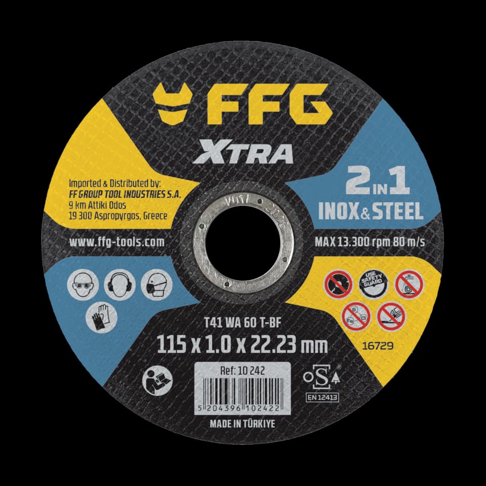 DISC TAIERE INOX, 115x1.0, FF GROUP