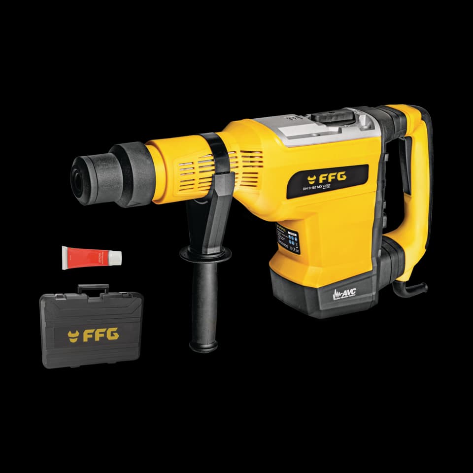 Ciocan rotopercutor FF Group RH 9-52 MX PRO 7755, 1500 W, 15 J, prindere SDS Max