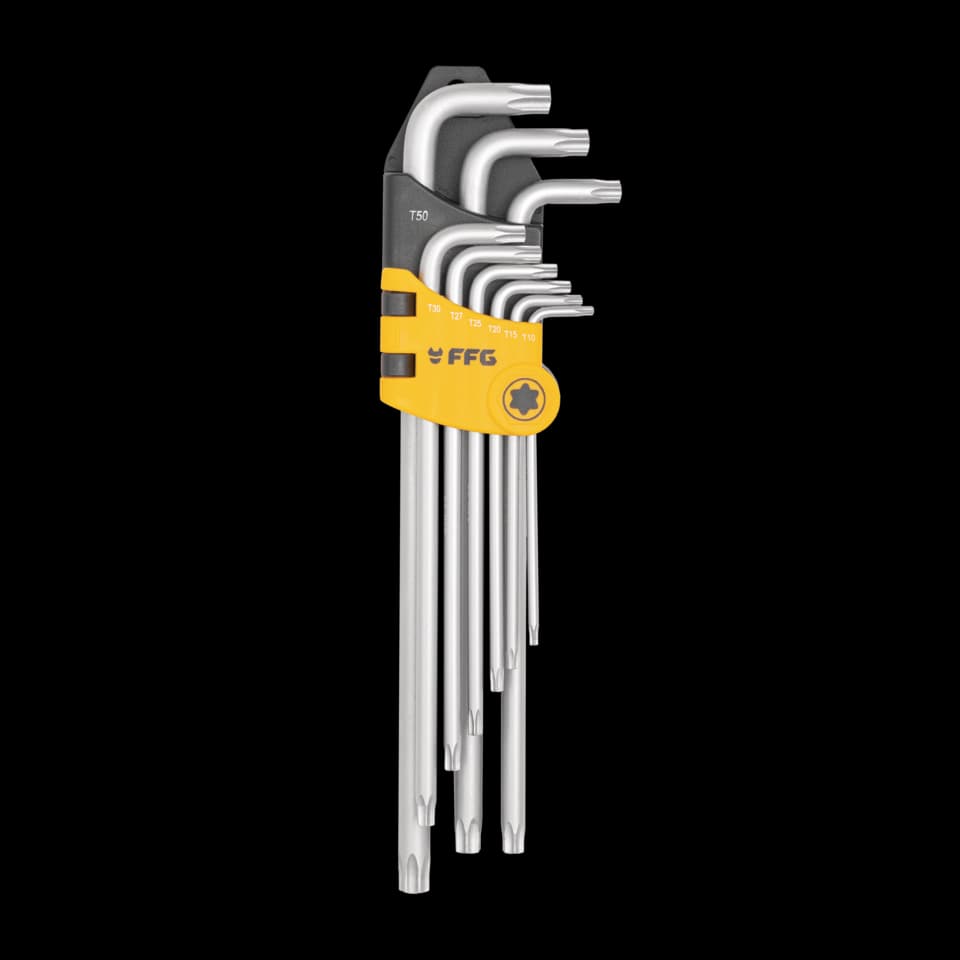 CHEI TORX CU BRAŢ EXTRA LUNG 9 BUC., FFG