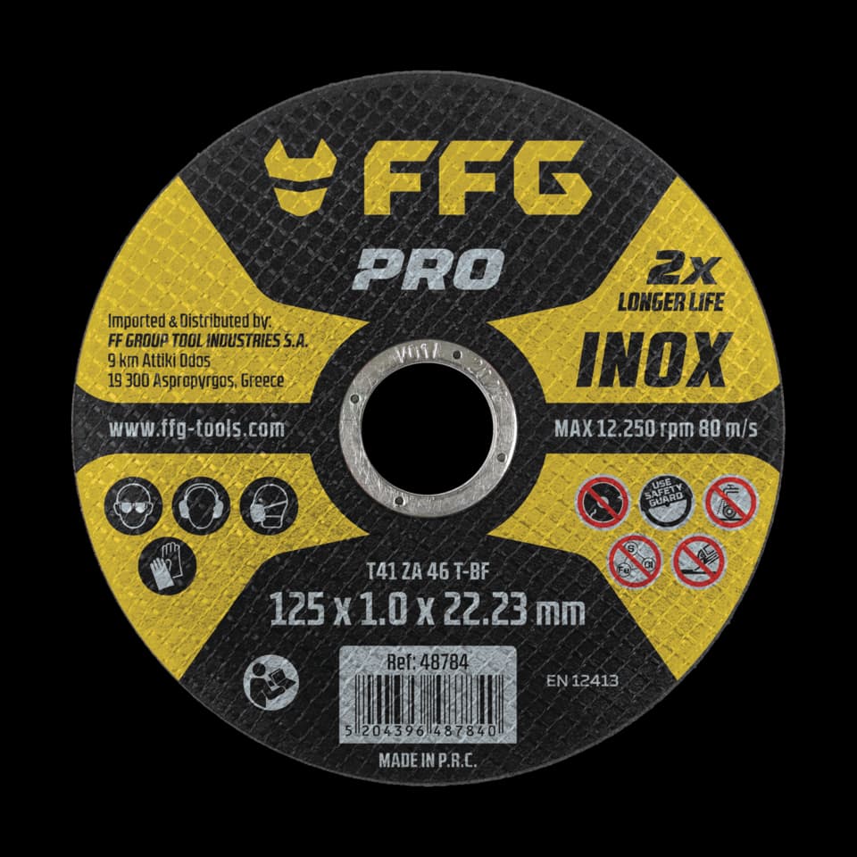 DISC TĂIERE INOX, PROLINE, 115x1.0mm, F.F. GROUP