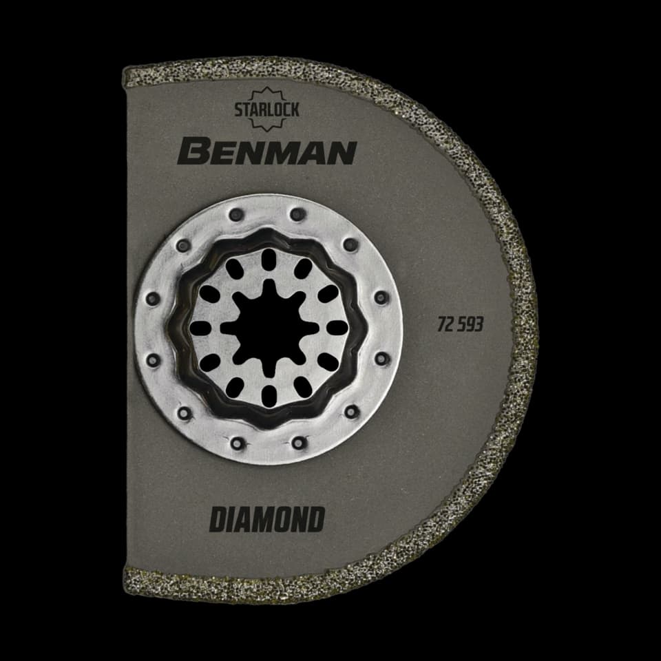 DISC STARLOCK PROFILAT DIAMANTAT DREPT, SEGMENTATĂ, PENTRU CHIT, Ø90x2,2mm, ΒΕΝΜΑΝ