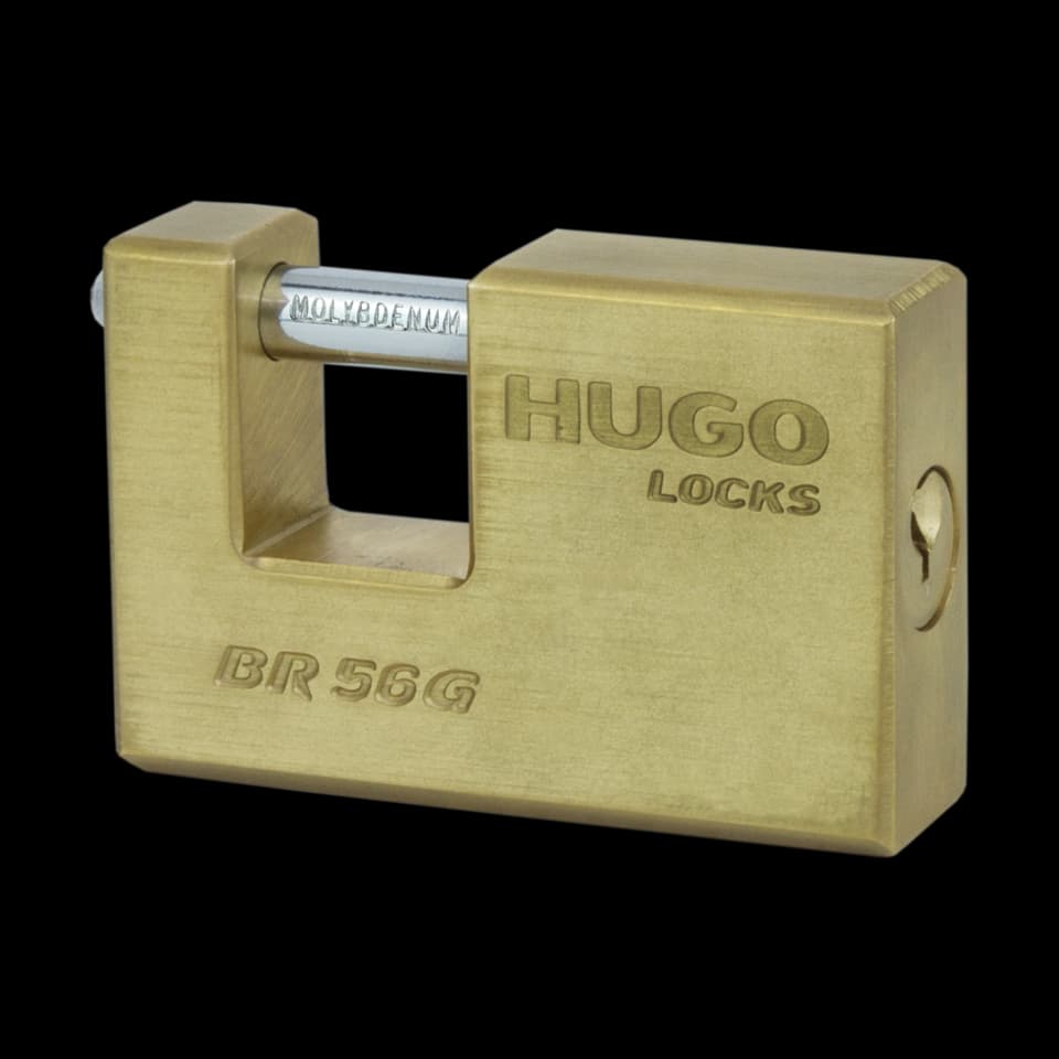 Lacăt alamă Hugo BR 85G, 85 mm