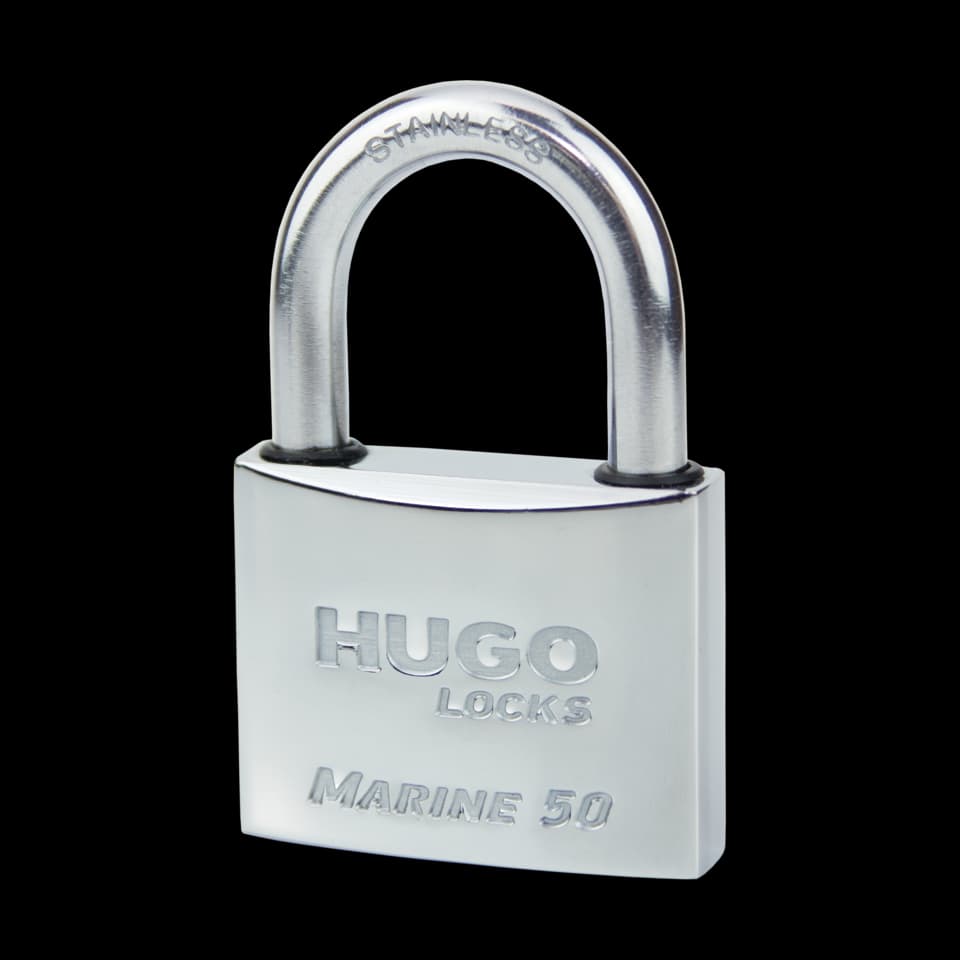 Lacăt oțel Hugo Marine inox 60, 60 mm