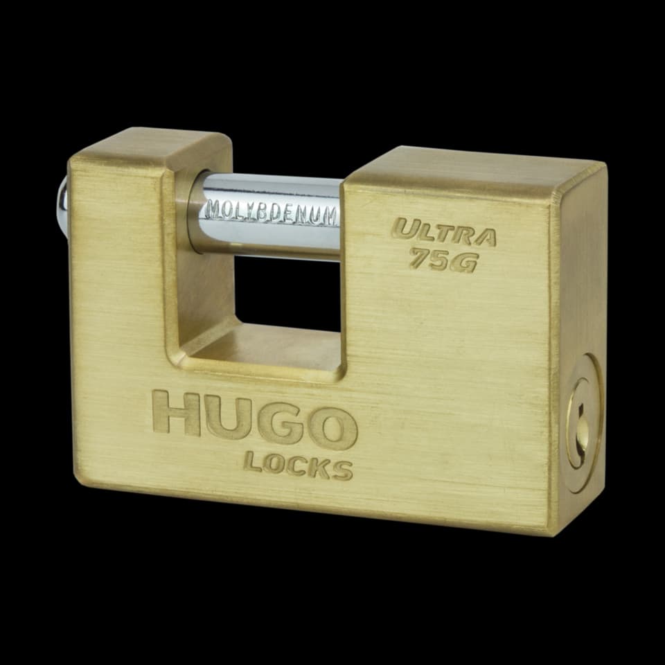 Lacăt alamă Hugo Ultra 75G, 75 mm
