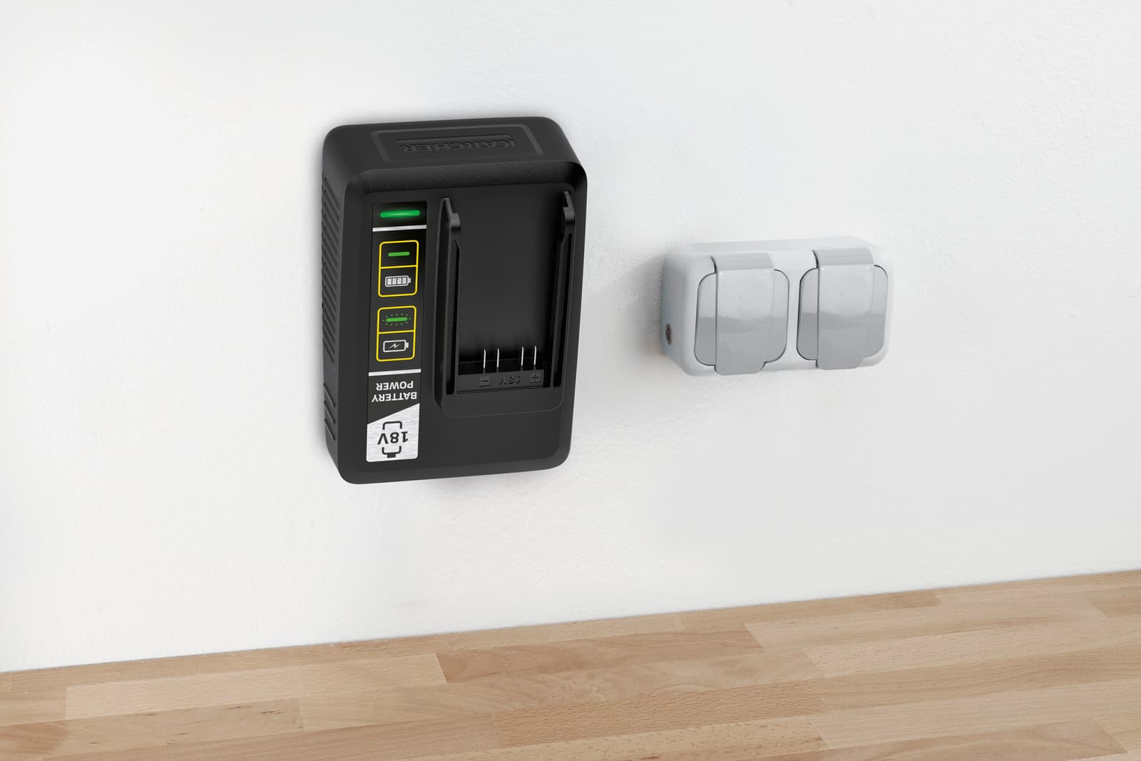 Fast battery recharger Battery Power 18 3