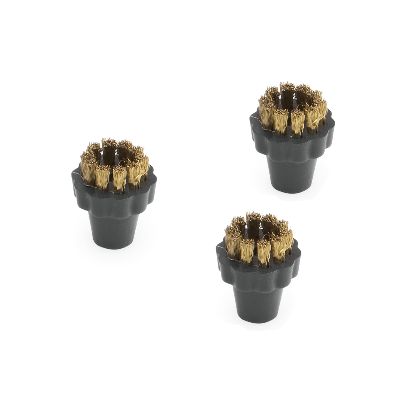 Set round brush brass
