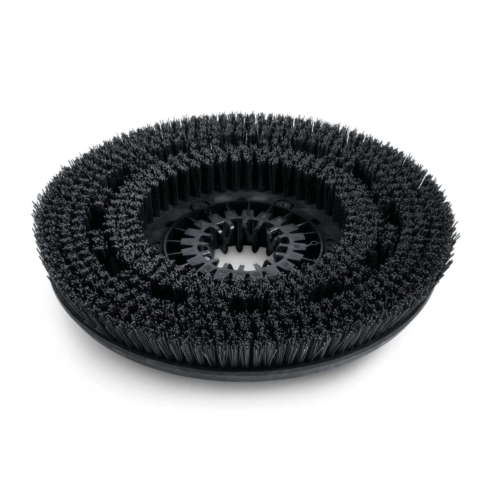 Disc brush cpl. hard black 406 mm