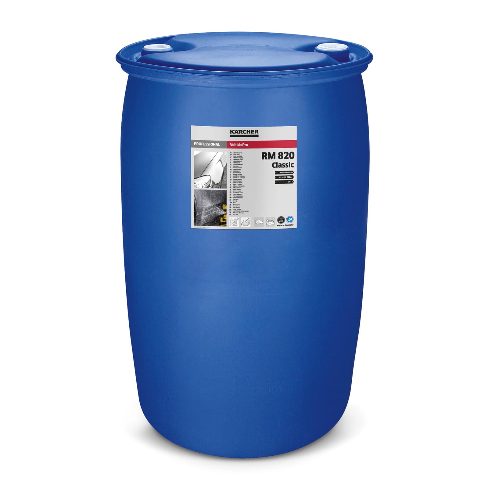 RM 820 Classic** 200l hot wax