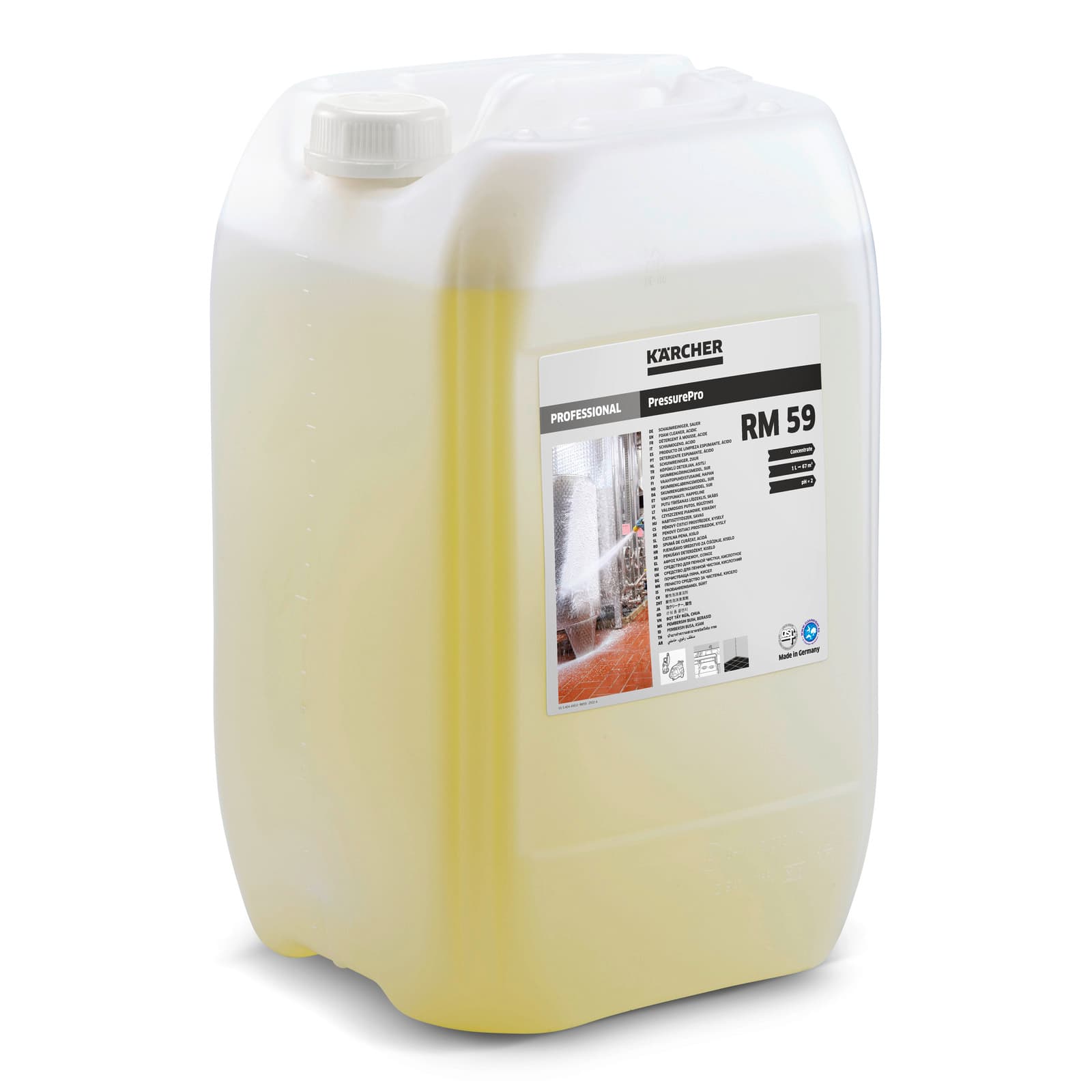 RM 59** 20l foam cleaner acidic