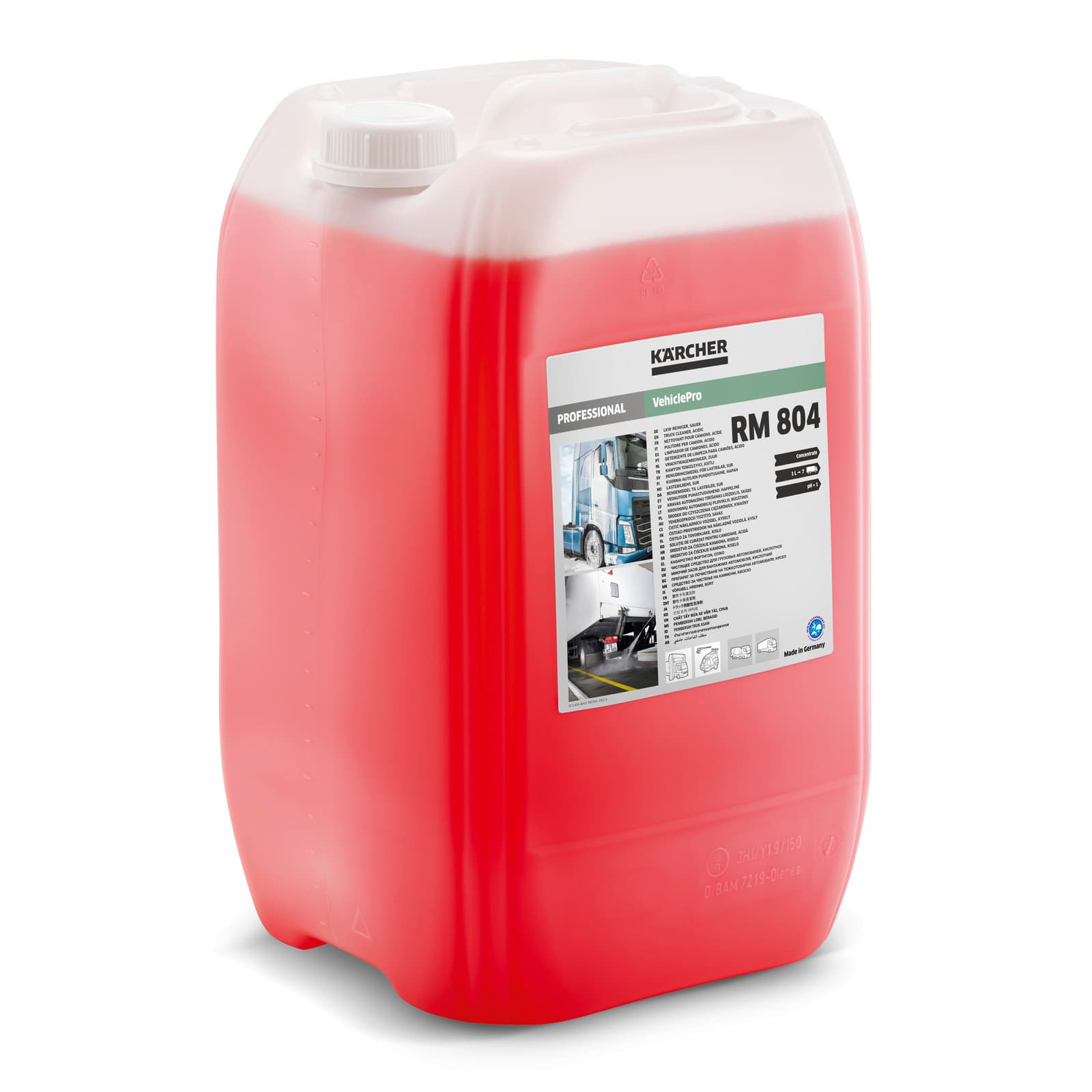 RM 804** 20l Truck Cleaner acidic