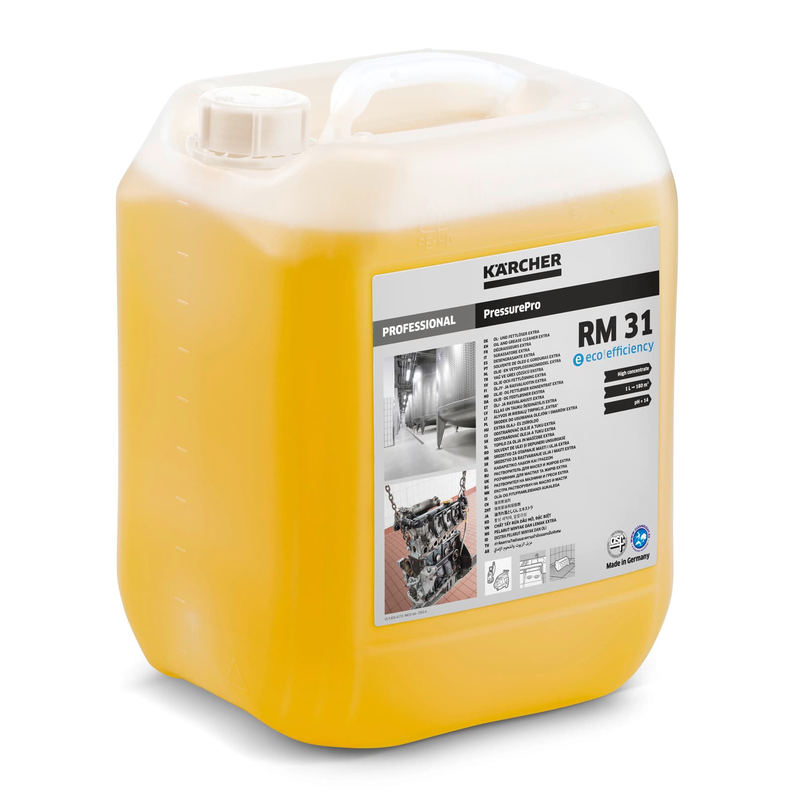RM 31 Eco** 10l oil and grease cleaner E