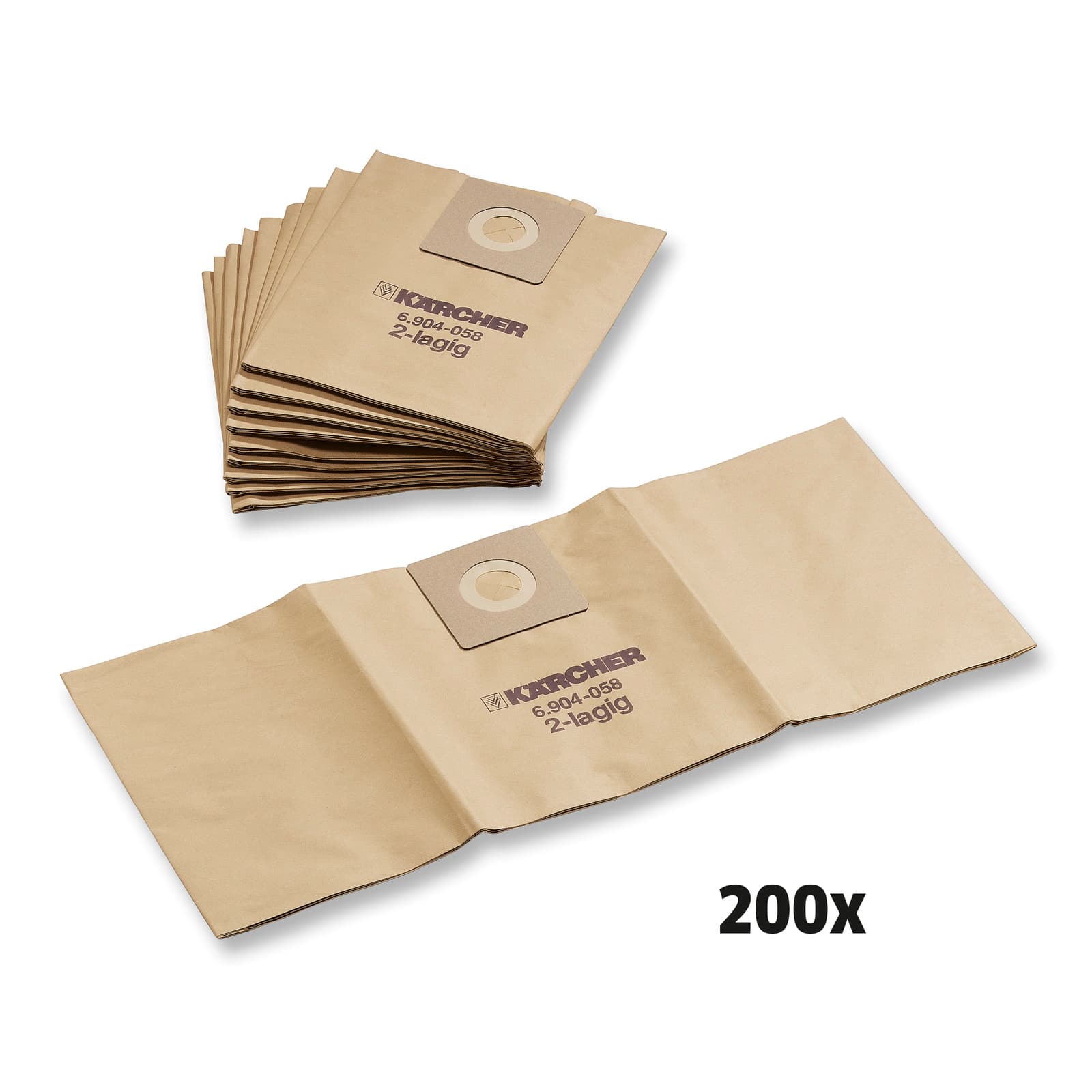 Paper filtering bag 200x T