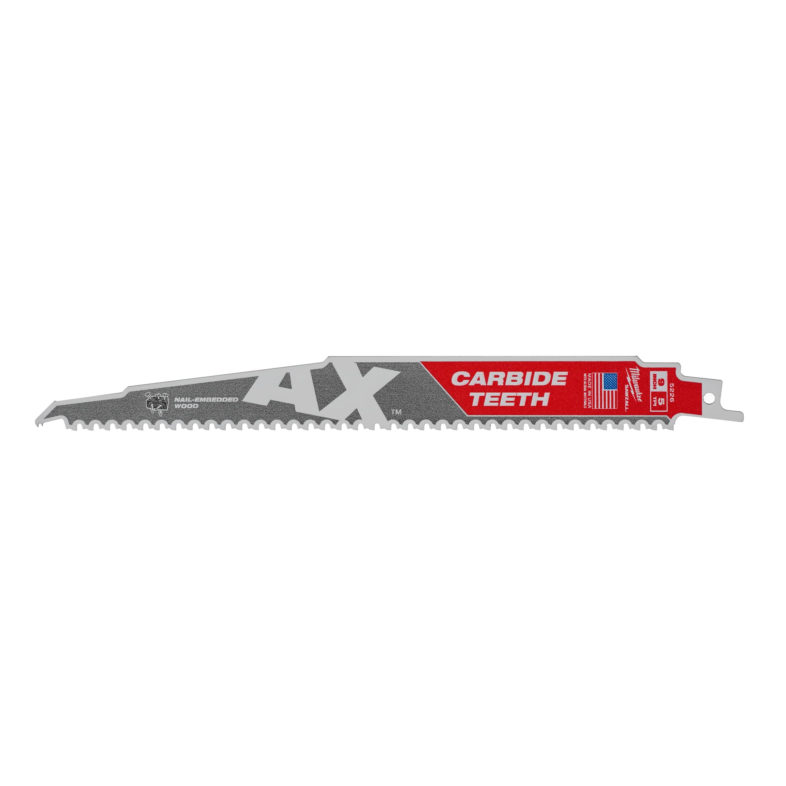 Pânză fierăstrău sabie TCT AX 230x5T - 1 buc, 1 bucată