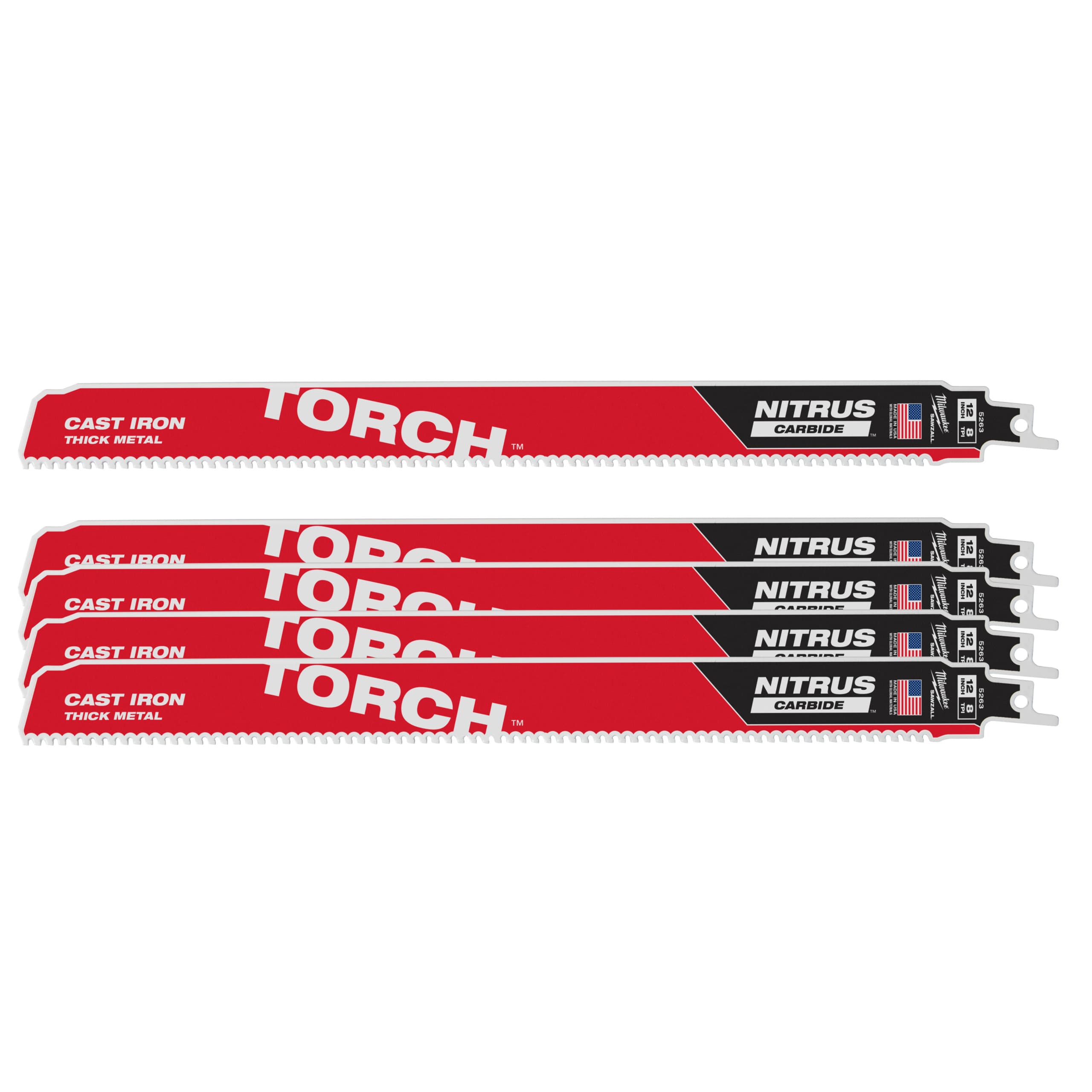 Pânză fierăstrău sabie TCT TORCH NITRUS 300x8T