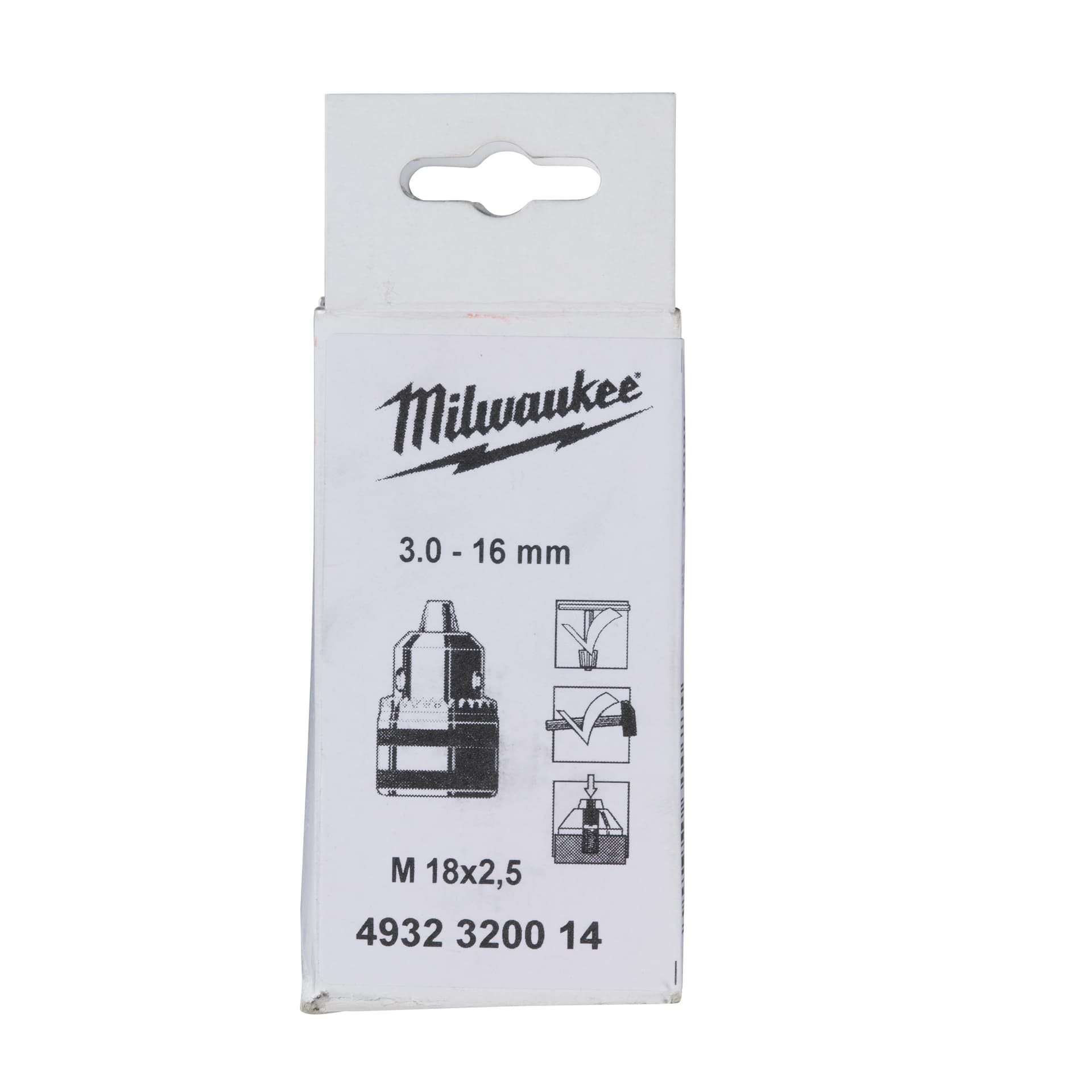 Mandrină zimțată M18 x 2,5 3,0 - 16 mm 2