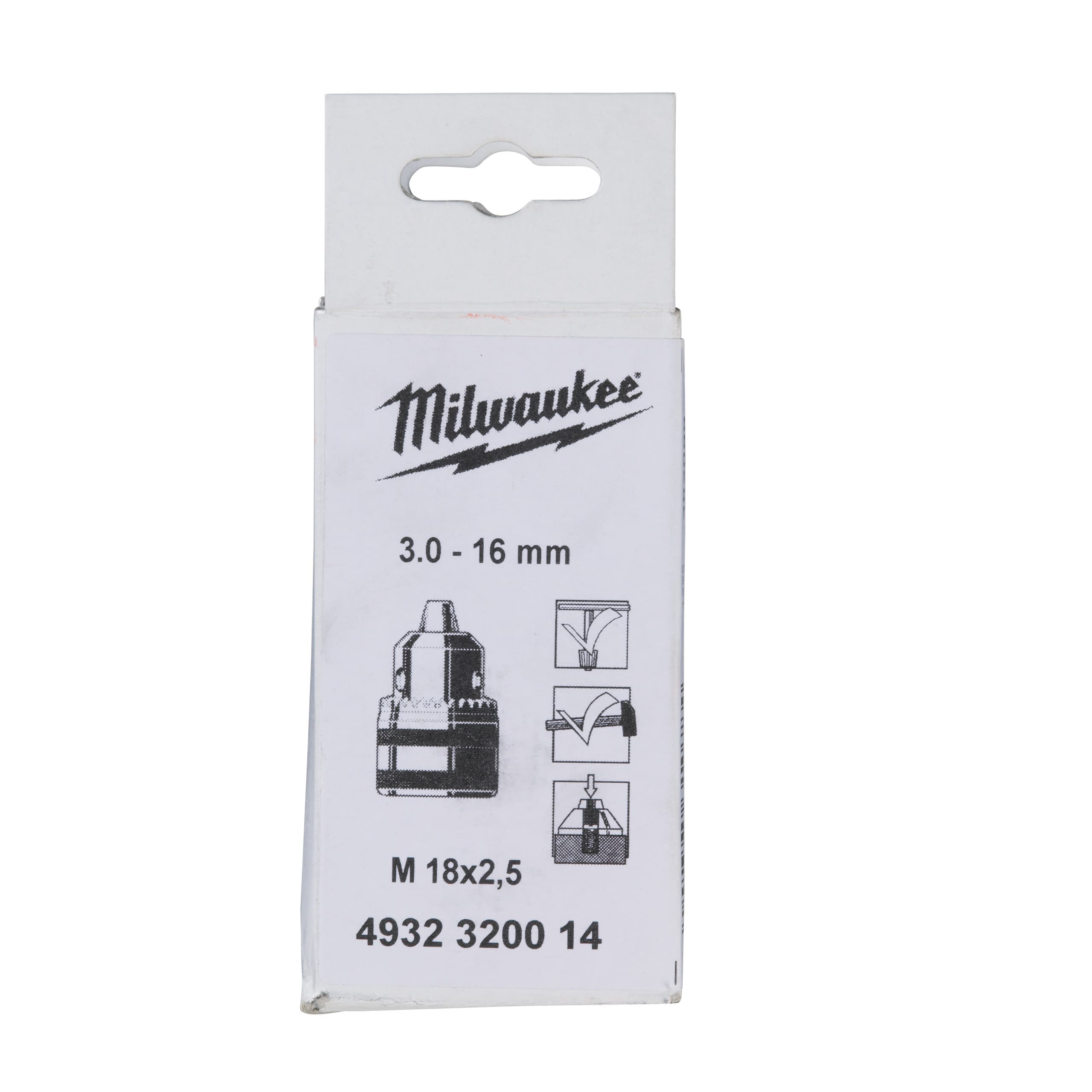 Mandrină zimțată M18 x 2,5 3,0 - 16 mm 2